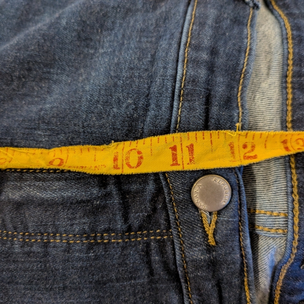 Banana Republic Mid-rise, skinny, Dark Blue Jeans, size 18 - Picture 11 of 11